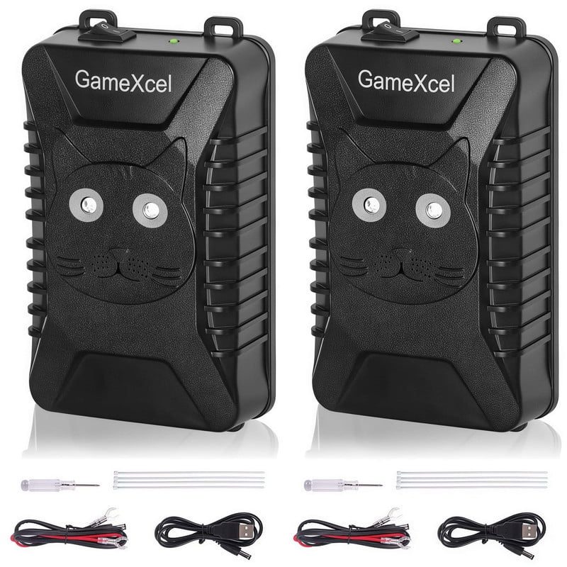 Active Mind Ltd 2-Pack Under Hood Rodent Repeller Ultrasonic Car Pest Repeller - Professional Mouse Repellent for Engine Bay, Squirrel & Pack Rat Deterrent for Trucks RV Warehouse Attic