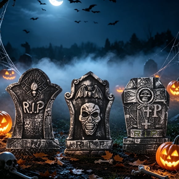 Tombstones & Fences - Halloween Decor for Business Events