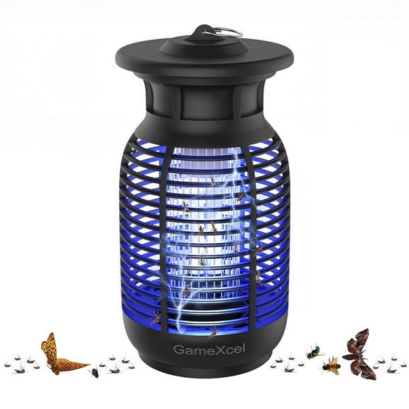 Active Mind Ltd 4000V Bug Zapper Indoor Outdoor Electric, Waterproof Mosquito Zapper with 15W Light, Fly Traps for Backyard Patio & Home, Insect Killer Lantern, Round