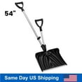 thumbnail image 1 of Active Mind Ltd 54" Industrial Double-Handle Snow Plow Shovel - Extra Wide Scraper Blade with D-Grip, Black All-Terrain Pusher for Heavy Snow Removal, 1 of 8