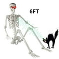 thumbnail image 1 of Active Mind Ltd 6FT Giant Animated Halloween Skeleton with LED Eyes - Motion-Activated Shaking Joints & Horror Sounds, Mega Haunted Yard Decoration 2025, 1 of 6
