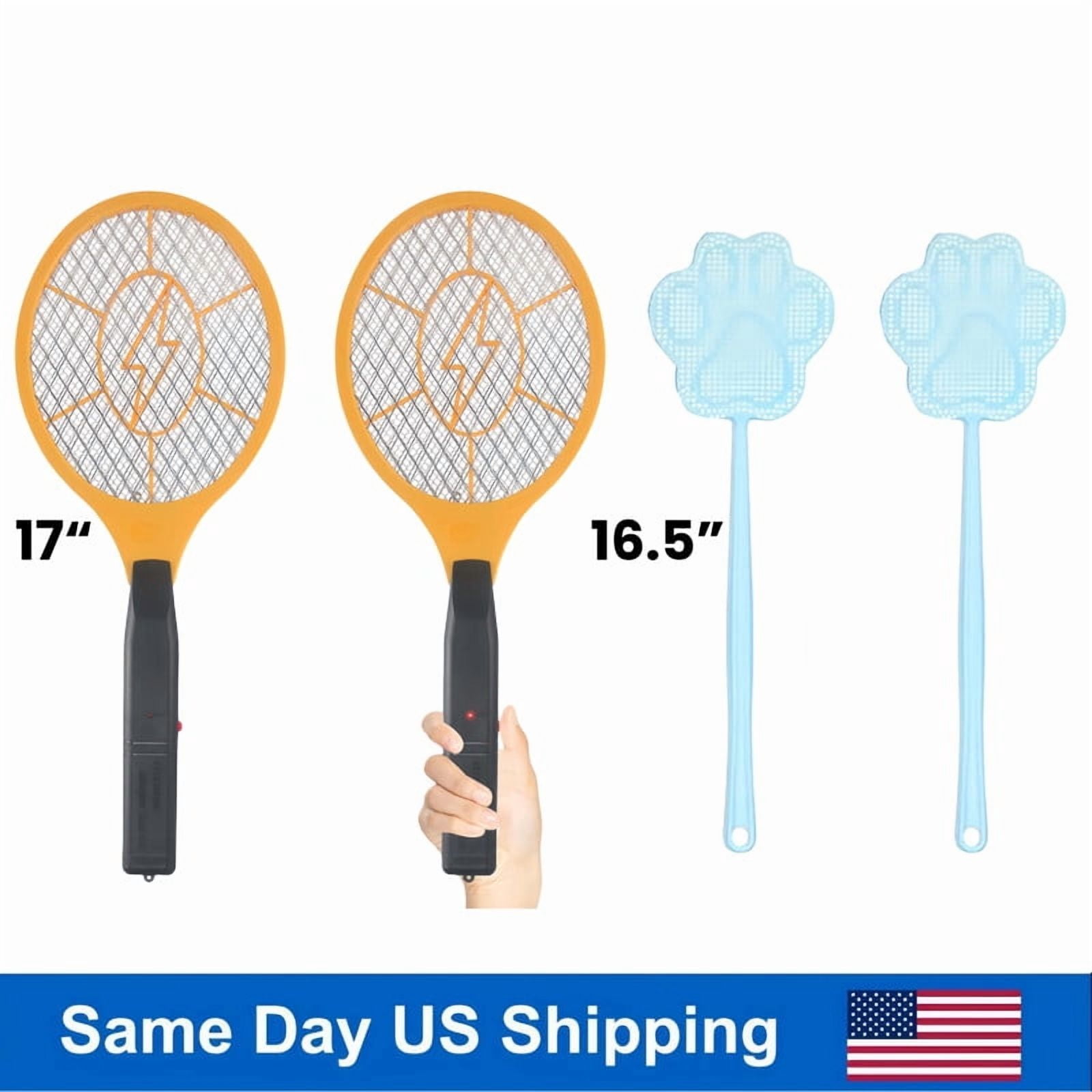 Active Mind Ltd Bug Zapper & Swatter Combo: 2x 3000V Electric Mosquito ...