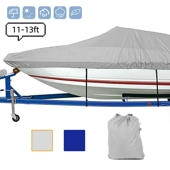 Active Mind Ltd Classic Accessories Heavy-Duty Boat Cover 13-24FT | All-Weather Protection, Boat accessories, Sun-Proof Fade-Resistant