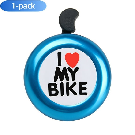 Active Mind Ltd Classic Cycling Bell - Aluminum Bicycle Safety Alarm Bicycle Horn Mini Bike Accessories for Commuter, Hybrid, Kids Bikes, Blue