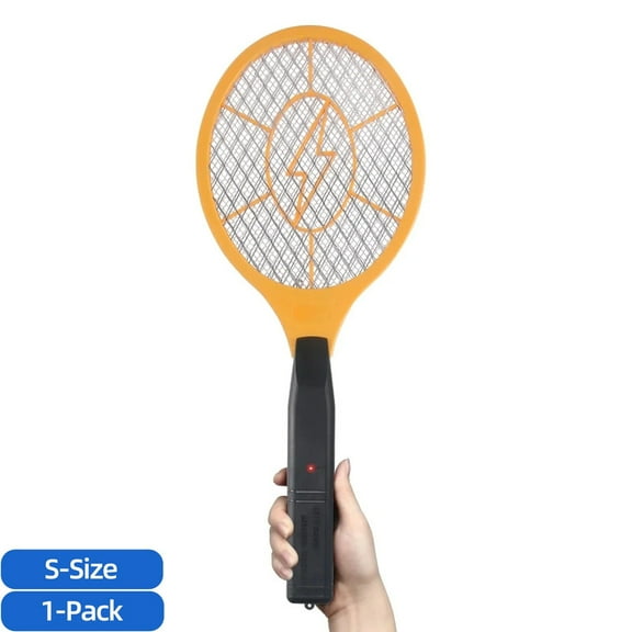 Active Mind Ltd Electric Handheld Bug Zapper - 3000V Mosquito Killer with LED Light & Protective Mesh, Indoor/Outdoor Insect Zapper for Flies, Child-Safe Design
