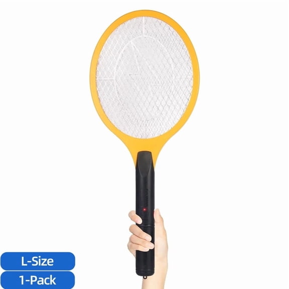 Active Mind Ltd Electric Handheld Bug Zapper - 3000V Mosquito Killer with LED Light & Protective Mesh, Indoor/Outdoor Insect Zapper for Flies, Child-Safe Oversized Design