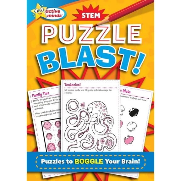 Active Minds Stem Puzzle Blast (Paperback)