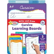 Active Minds Write-And-Erase Cursive Learning Boards, Paperback