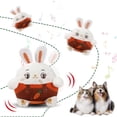 thumbnail image 1 of Active Moving Pet Plush Toy,2025 Upgrade Interactive Electronic Dogs Toys,Squeaky Mobile Dog Ball Toy,Interactive Dog Ball Mobile Dogs Toys with Recording and Music Mode (Blessed Rabbit), 1 of 6