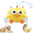 thumbnail image 1 of Active Moving Plush Toy for Dogs, USB Rechargeable with Squeaky Sounds, Interactive for Play and Christmas Entertainment-Yellow, 1 of 7