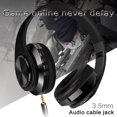 thumbnail image 1 of Active Noise Cancelling Bluetooth Headphones Over Ear Stereo Wireless with Deep Bass Built In Mic Airplane Adapter Foldable Comfort Fit for Travel Home Office, 1 of 3