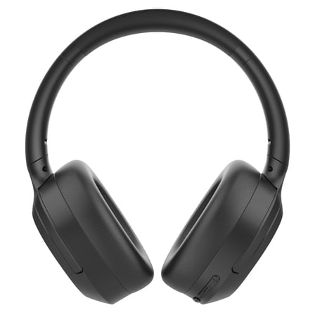 Active Noise Cancelling Headphones, -45dB Bluetooth Headphones 5.4, Bass Boosted by 85%, 60H Playtime Earbuds, Clear Call with 4 Mics, Comfort Fit Over Ear Headphones for Travel Office Matte Black