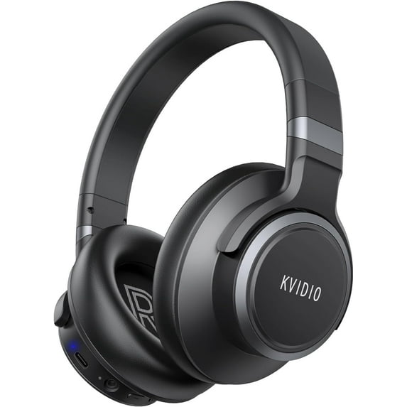 Active Noise Cancelling Headphones, 70 Hours Playtime Bluetooth Headphones Wireless with Microphone, Transparency Mode, Deep Bass and Hi-Fi Stereo Sound Over Ear for Travel Office