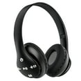 thumbnail image 1 of Active Noise Cancelling Headphones Bluetooth Headphones with Mic Deep Bass Wireless Headphones Over Ear,Black, 1 of 8