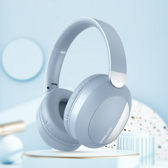 Active Noise Cancelling Headphones under $5 kkbbma Wireless Bluetooth Noise Cancelling Headphones, Deep Bass, Memory Foam Ear Cups for Travel, Home Office