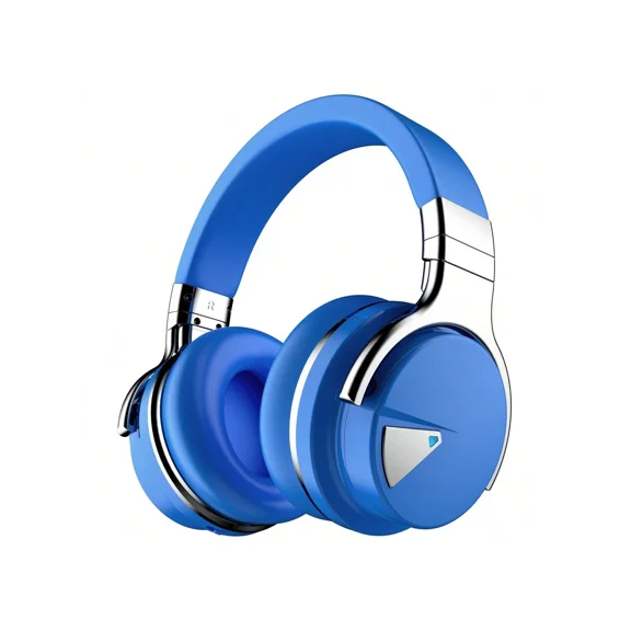 Active Noise Cancelling Headphones Wireless Headphones With Microphone Deep Bass Over Ear, Comfortable Protein Earpads, 30 Hours Playtime For Travel/Work