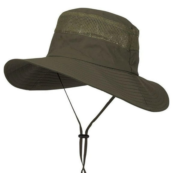 Active Radiance Large Brimmed Hat for Men's Outdoor Sunshade and Sunscreen Hat, Summer Sun Hat