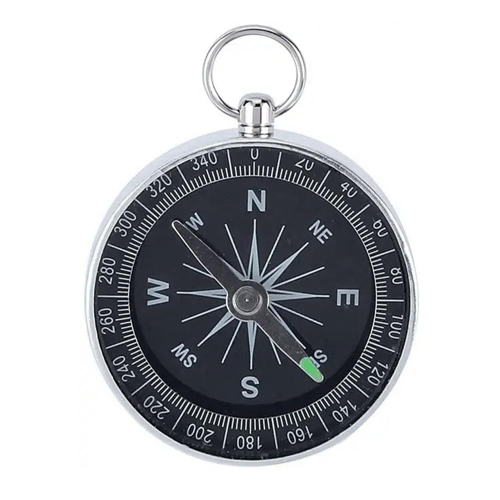 Active Radiance Portable Pocket Compass Hiking Walking Camping Survival ...