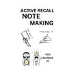 thumbnail image 1 of Active Recall Note Making: Active Recall, Note-taking Notebook, Study Planner, Mind Mapping, Topper's notebook, stationa, (Hardcover), 1 of 1