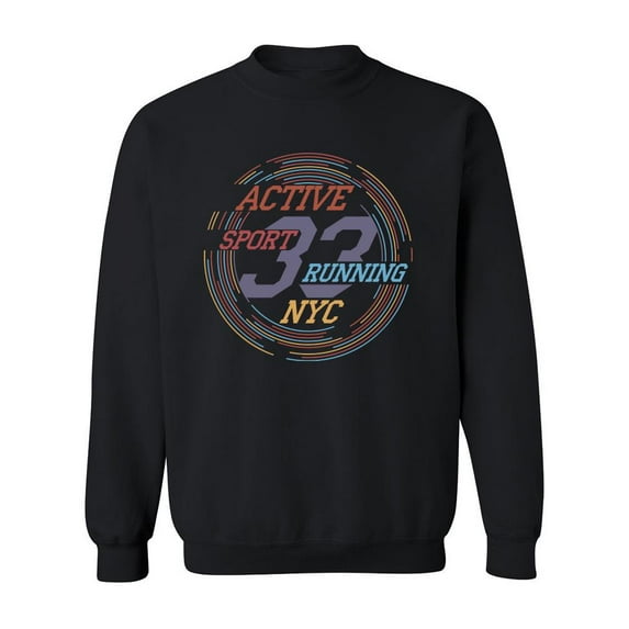 Active Sport Sweatshirt Men -Image by Shutterstock, Male 3X-Large
