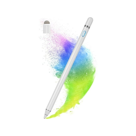 Active Stylus Pen Compatible for iOS / Android Touch Screens, Pencil with Dual Touch Function, Rechargeable Stylus for iPad/iPad Pro/Air/Mini/iPhone/Cellphone/Samsung/Tablet Drawing&Writing