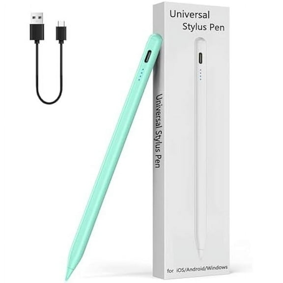 Active Stylus Pen for Touchscreen Android iPhone Tablet PhoneTouch Screen Pen Compatible with iPhone/iPad/Pencil/Samsung/iOS/Lenovo/Huawei - Green