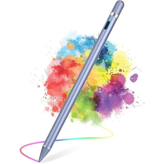 Active Stylus Pens for Touch Screens, Active Pencil Smart Digital Pens Fine Point Stylist Pen Compatible with iPhone iPad,Samsung/Android Smart Phone&Tablet Writing Drawing by