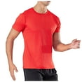 thumbnail image 1 of Active T-Shirts for Men Stretch Workout Gym Running Athletic Tops Casual Summer Solid Color Tees, 1 of 6