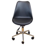 Active Task Chair with Wheels   Armless Ergonomic Desk Chair with Balance Seat, Adjustable Tall Office Chair for Standing Desk or Home Office