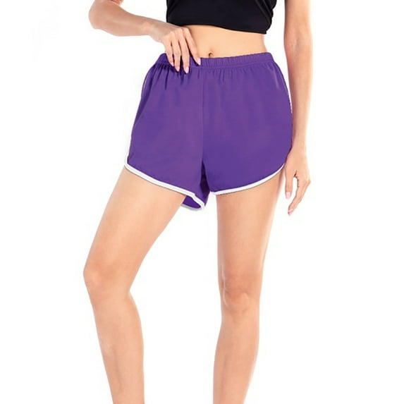 Active Teen Girls Yoga Shorts Dolphin Shorts Drawstring Summer Running Fitness Gym Dance Workout Shorts,High Waisted Girls Sorts Shorts for PE Practice Training Fitness,S-XL Black