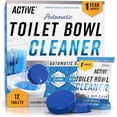 thumbnail image 1 of Active Toilet Bowl Cleaner Gel Tablets, Hard Water Stain Remover and Deodorizer, 12 Count, 1 of 6