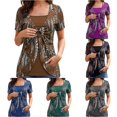 thumbnail image 1 of Active Tops Women Athletic Tops for Women Long Sleeve Tan Raglan Shirt Women Casual Womens Tops Short Sleeve Long Sleeve Layering Tops for Women Tee Tops Women Undershirt Tops for Brown XL, 1 of 4