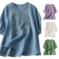 thumbnail image 1 of Active Tops Women Athletic V Neck Shirts Women Long Sleeve T Shirt Women Swim Tee Tops Loose Womens Short Sleeve Athletic Tops Womens Compression Shirts Long Sleeve Shirts for Blue M, 1 of 7