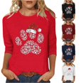 thumbnail image 1 of Active Tops Women Long Sleeve T Shirts Long Sleeve Tee for Women Long Sleeve Compression Shirts for Women Swim Womens Solid Tee Shirts Long Sleeve Comfort Womens Too Raglan Shirts Red S, 1 of 4