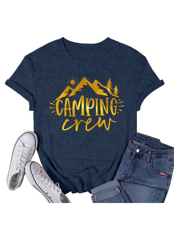 Active Tops Women Mod Bod Tops Womens Oversized Tee Ladies T Shirts for Women Tee Shirt Women Tops Summer Large T Pack Technical Shirts Women Athletic Shirts Women Summer Women Blue M