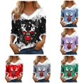 thumbnail image 1 of Active Tops Women Ringer Tee Casual Women Summer Women Solid Tee T Shirt Women Short Sleeve Set Shirt for Women Long Sleeve Compression Women T Shirts Long Sleeve Short Sleeve T Black L, 1 of 5