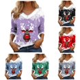 thumbnail image 1 of Active Tops Women Ringer Tee Casual Women Summer Women Solid Tee T Shirt Women Short Sleeve Set Shirt for Women Long Sleeve Compression Women T Shirts Long Sleeve Short Sleeve T Purple L, 1 of 3