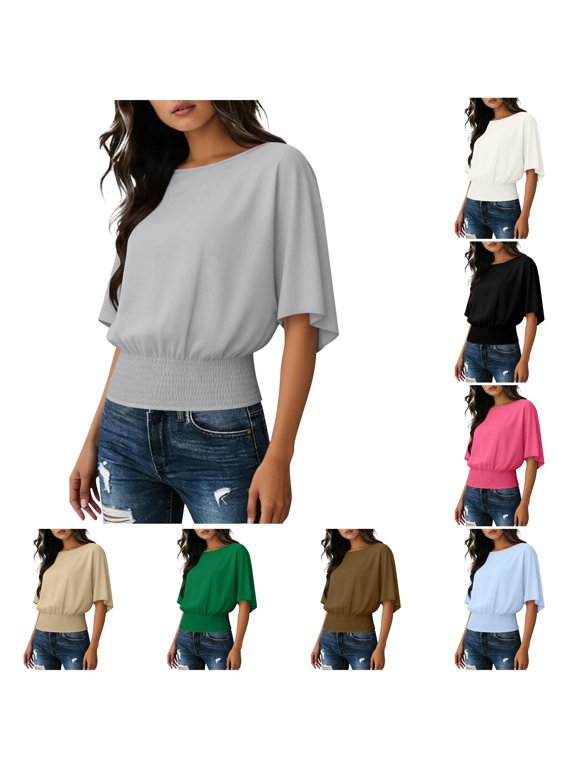 Active Tops Women Shirts Women Casual Womens T Shirts Womens Long Sleeve Tee Shirt Long Sleeve Shirt Women for Layering Womens Tech Technical Shirts Women Tennis Shirt Women Gray L
