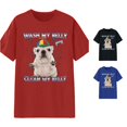 thumbnail image 1 of Active Tops Women Unisex Graphic Printed T Shirt for Everyday Wear with Soft Comfort Crewneck Tee Casual Fashion Design Top for Daily Red S, 1 of 2