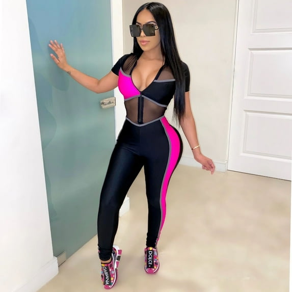 Active Wear Sporty Jumpsuit