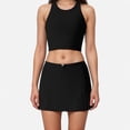 thumbnail image 1 of Active Women's Athletic Skort with Side Pocket and Built-In Shorts - Medium, Black, 1 of 7