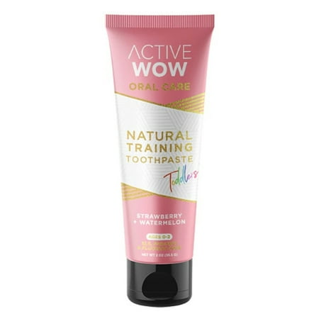 Active Wow Natural Toddlers Toothpaste, Strawberry Watermelon, 2 oz