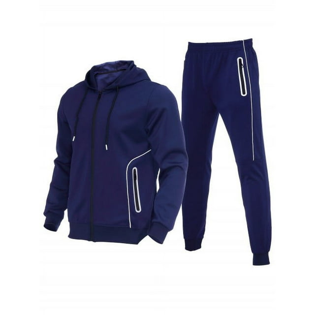 Active mens tracksuit two pieces,Fashion hoodie Sweatsuits outdoor Full