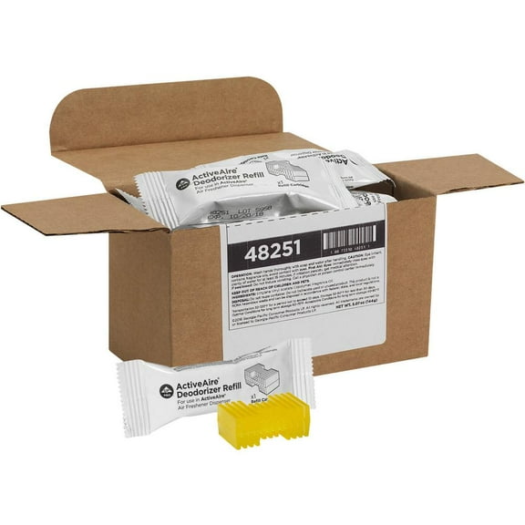 ActiveAire Automated Freshener Dispenser Refill, Sunscape Mango, 12/Carton