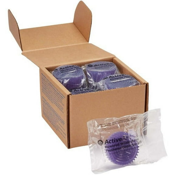 ActiveAire Powered Whole-Room Freshener Dispenser Refills - Lavender - 30 Day - 12 / Carton - Odor Neutralizer | Bundle of 2 Cartons