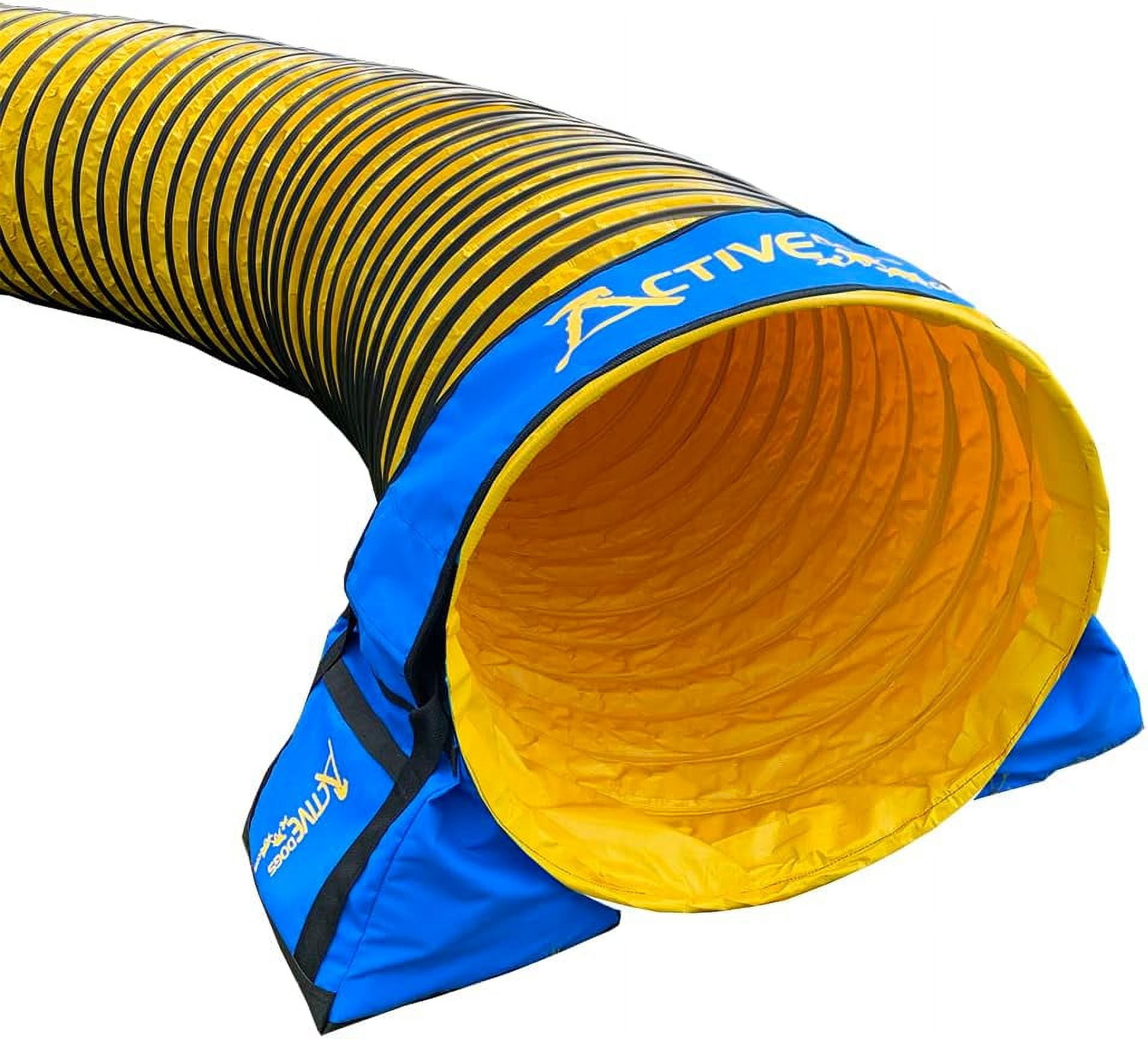ActiveDogs Agility Tunnel & Chute NoSlip Sand Bags NonConstricting