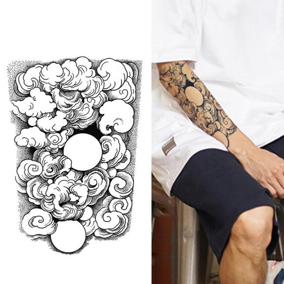 ActiveGlam 15 Days Waterproof Tattoo Sticker Japanese Traditional Tatt Arm Half GXau W69C D0L3