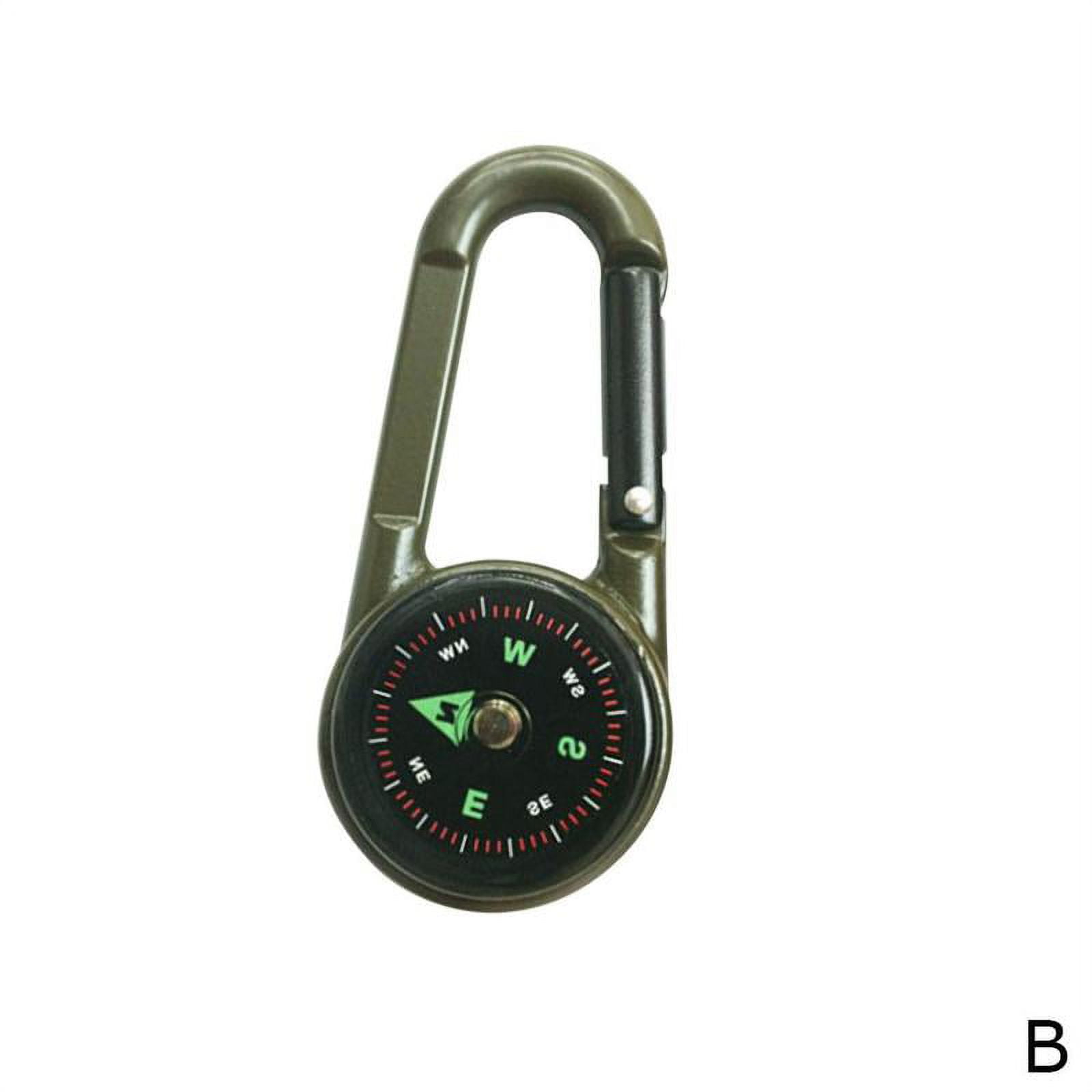 ActiveGlam 3 in 1 Compass Thermometer Outdoor Hiking Tactical Portable ...