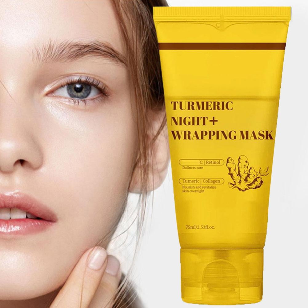 ActiveGlam Kojic Acid Turmeric Night Wrapping Mask Reduces Sagging F2U8 ...