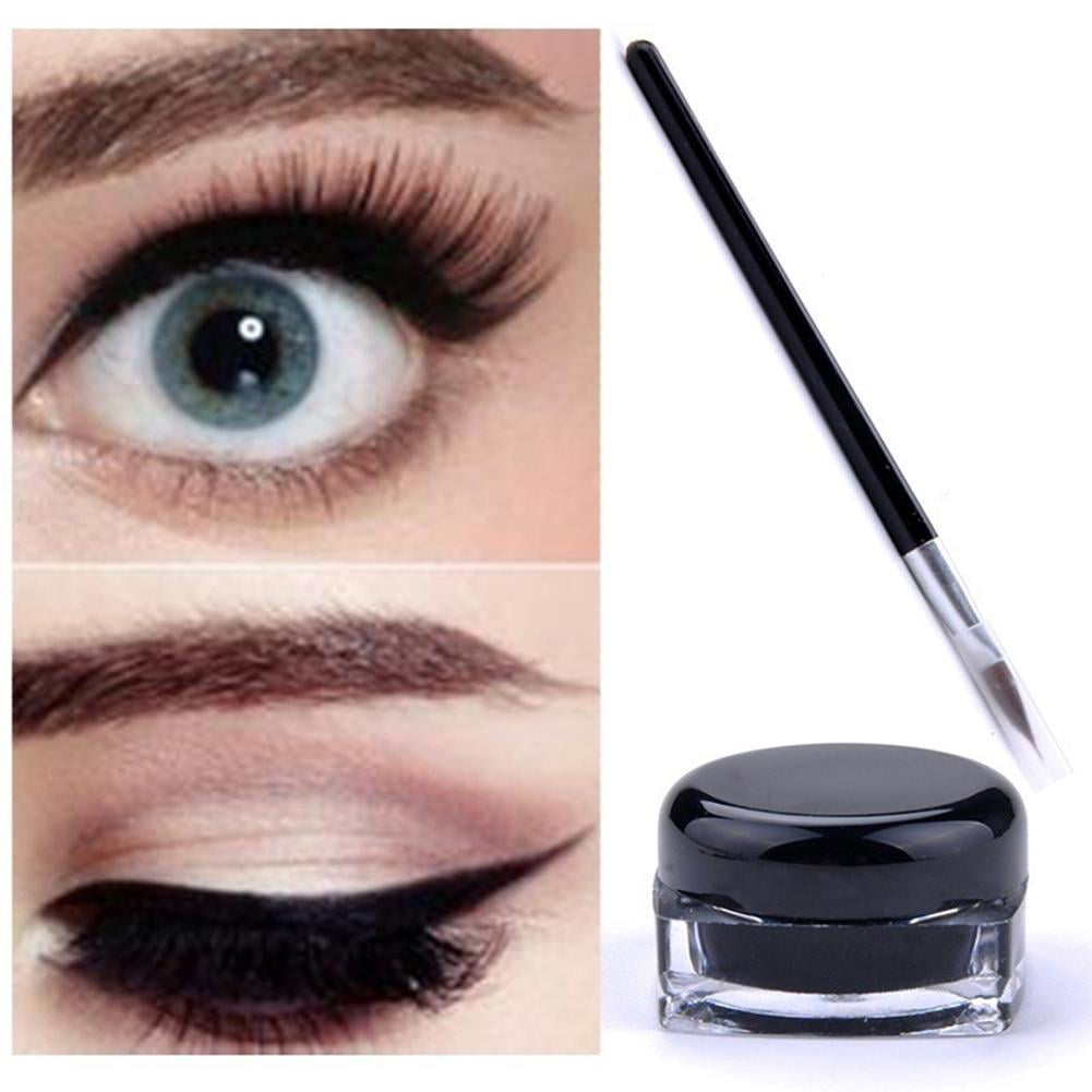 ActiveGlam Waterproof Liquid Gel EYELINER Eye Liner Shadow Makeup Sale Brush Cosmetic F8H2